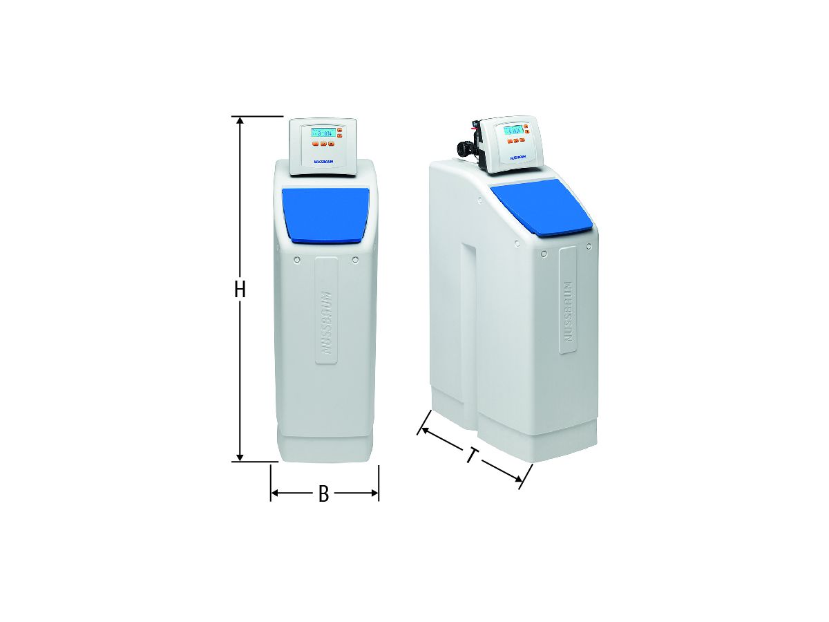 Wasserenthärter Aquapro-Vita, Comp.10 - Betriebsdruck min. 3 bar-max 6 bar 25°C