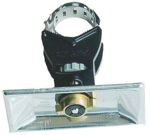 Universalhalter Simplex 100 x 50 mm - inkl. Plexiglas und Spannband bis 3"