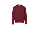 Sweatshirt Bio-Baumwolle GOTS Gr. XS - weinrot,85% Baumwolle (Bio),15% Poly.rec