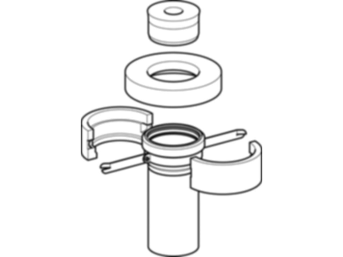 Geberit Dachanschlussgarnituren 110 - vertikal db20