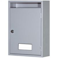 Briefkasten Select HUBER grau - BxHxT 390x280x160 mm