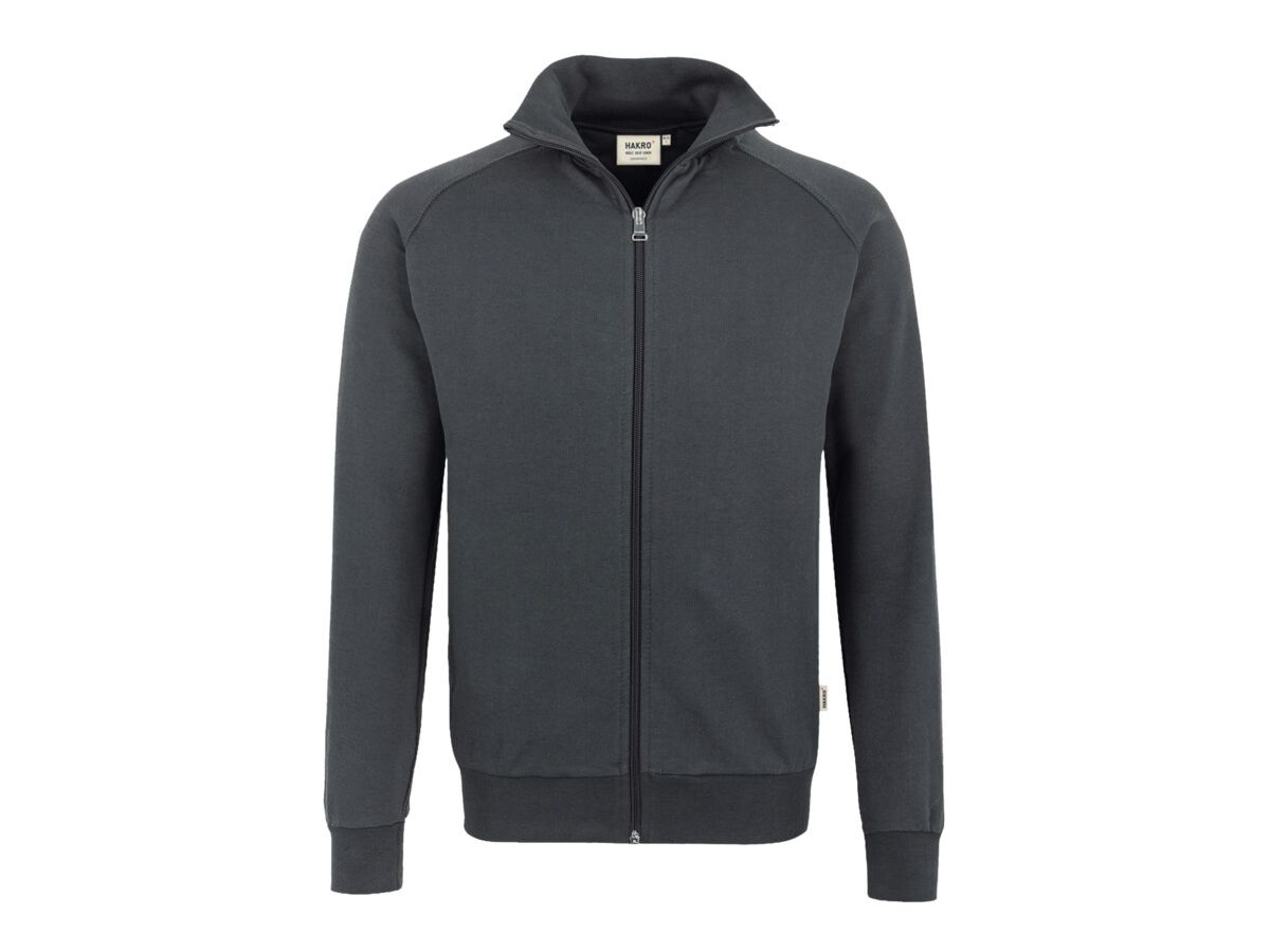 Sweatjacke College Sportlicher Raglan- - Schnitt 70% Baumw. 30% Polyest.300 g /m²