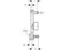 Geberit Duofix-Wasserzählerstrecke 3/4" - Kompakteinheit