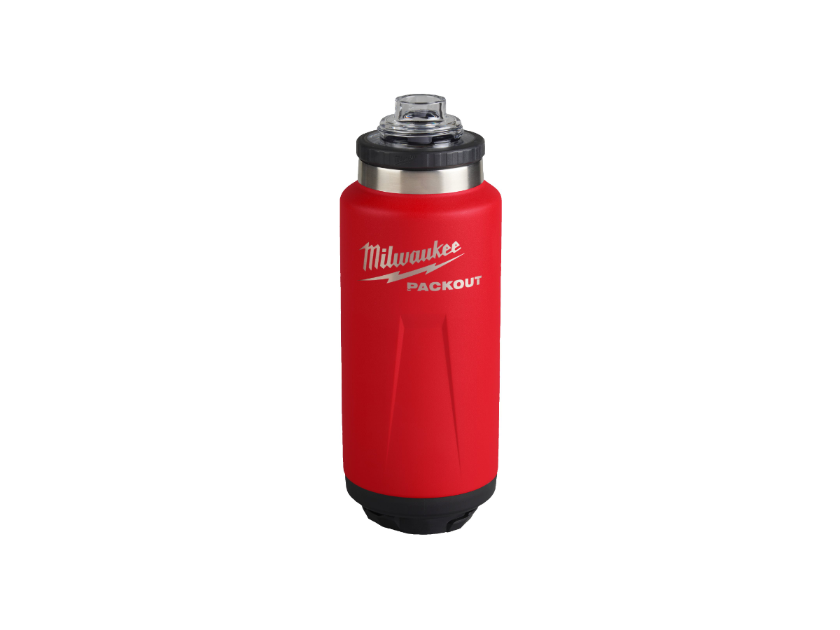 Thermosflaschen MILWAUKEE PACKOUT - 1065 ml mit Schraubdeckel, rot