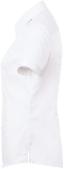 Bluse ½-Arm Business Gr. 2XL, weiss - 100% Baumwolle