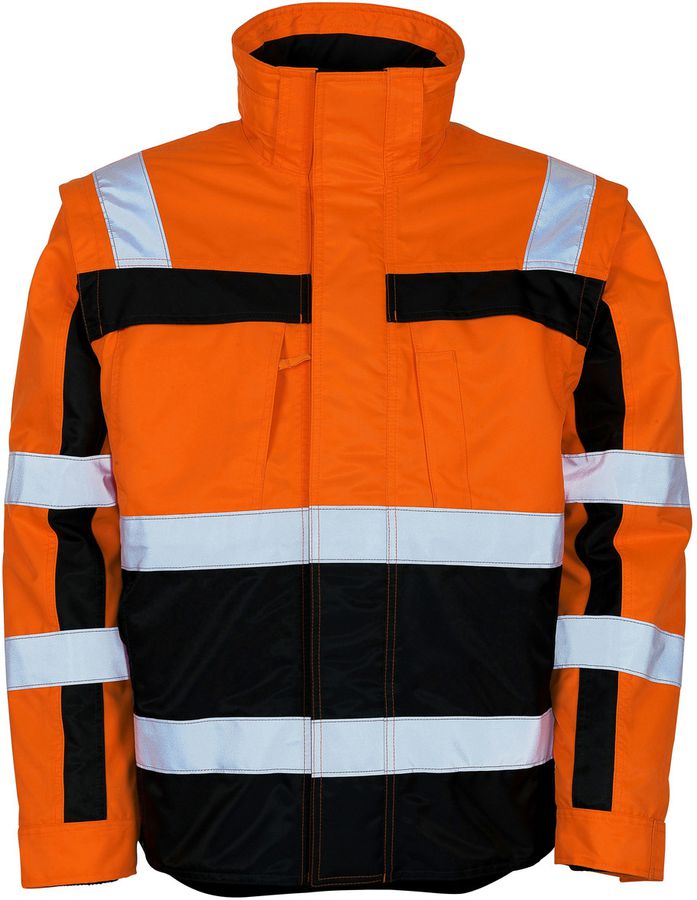 MASCOT Loreto Pilotjacke 100% PES - fluoreszierend, mit Reflexstreifen