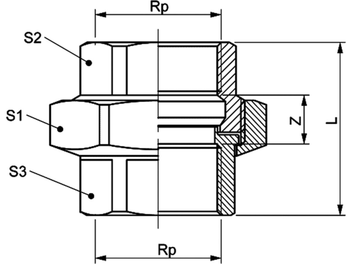 Messing-Verschr. Nr. 330     1/2"