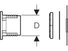 PushFit Befestigungs-Set Gipsplatten