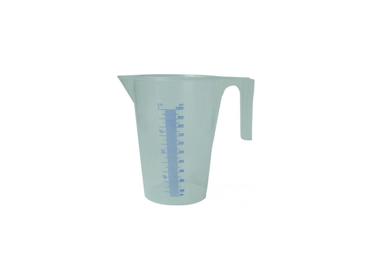 Messbecher transparent