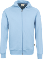 Sweatjacke College Gr. 2XL, eisblau - 70% Baumwolle, 30% Polyester, 300 g/m²