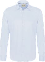 Hemd 1/1-Arm Business Tail. 2XL himmelb. - 100% Baumwolle
