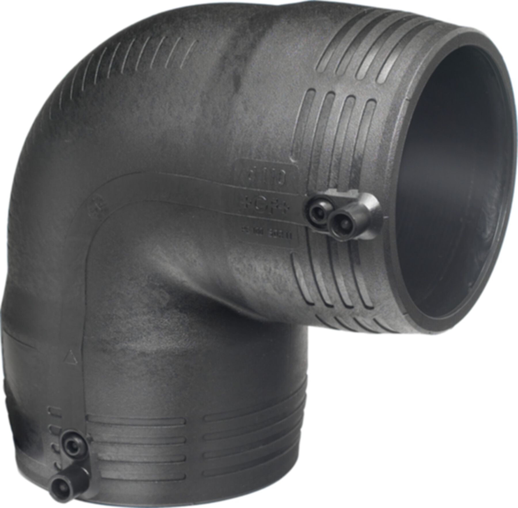 Winkel 90° PE100 S-5 SDR 11 ELGEF+ - 5 bar Gas / 16 bar Wasser