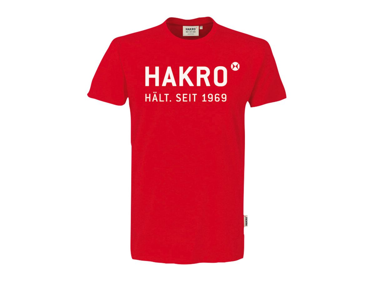 T-Shirt Logo, Gr. XL - rot