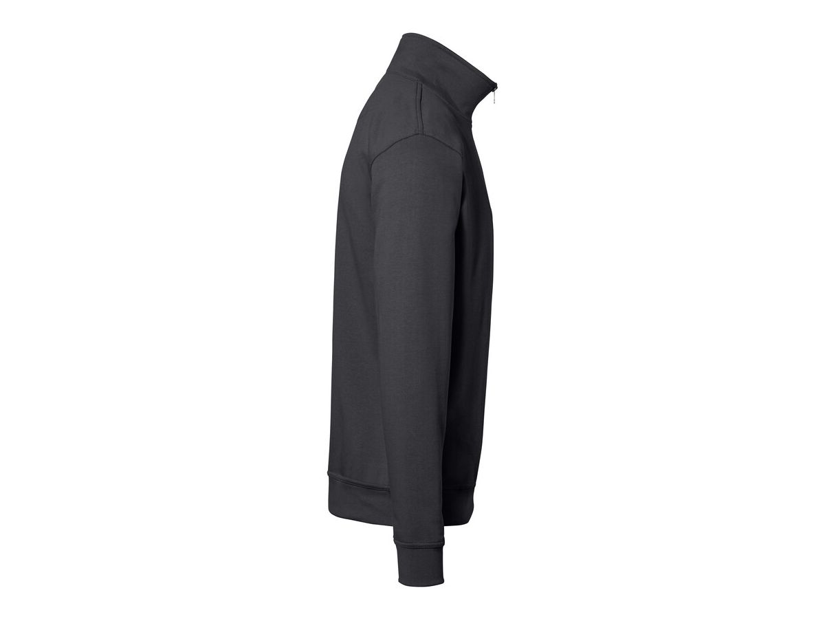 Zip-Sweatshirt Premium, Gr. 3XL - karbongrau