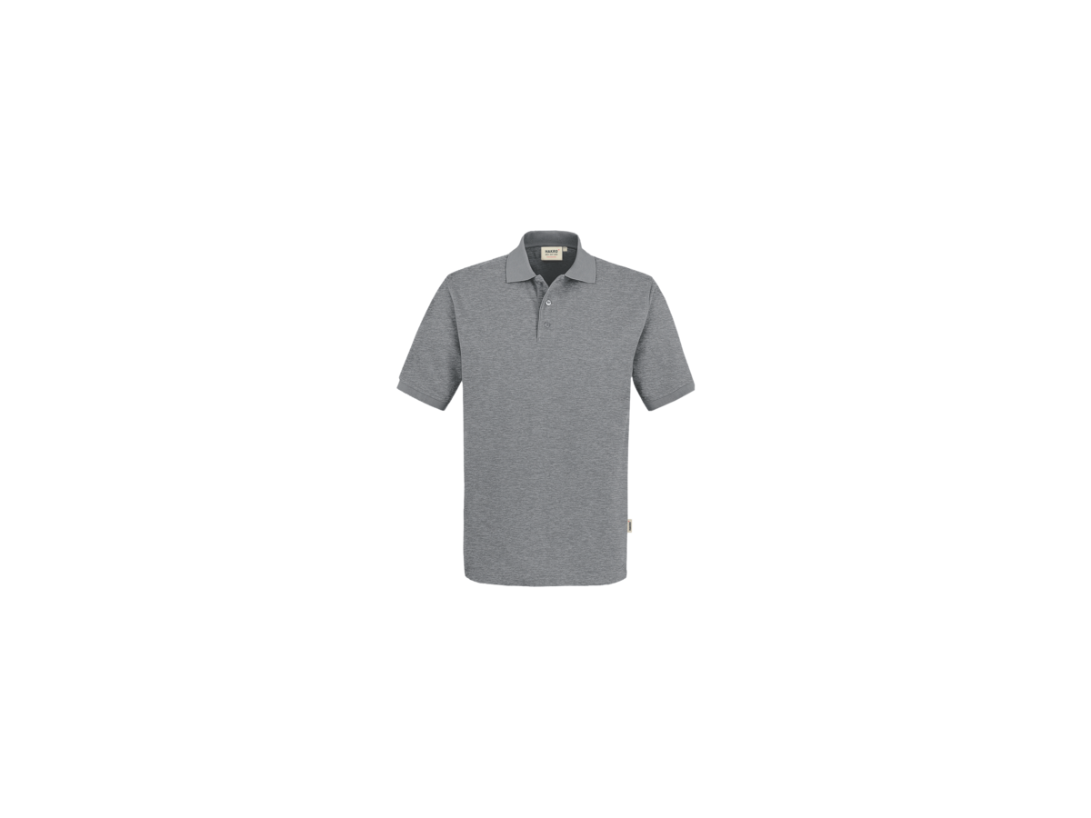 Poloshirt Perf. Gr. M, grau meliert - 50% Baumwolle, 50% Polyester, 200 g/m²
