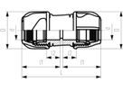 +GF+ iJoint Klemmverbinder PP NBR - Kupplung egal PN16 d32 mm