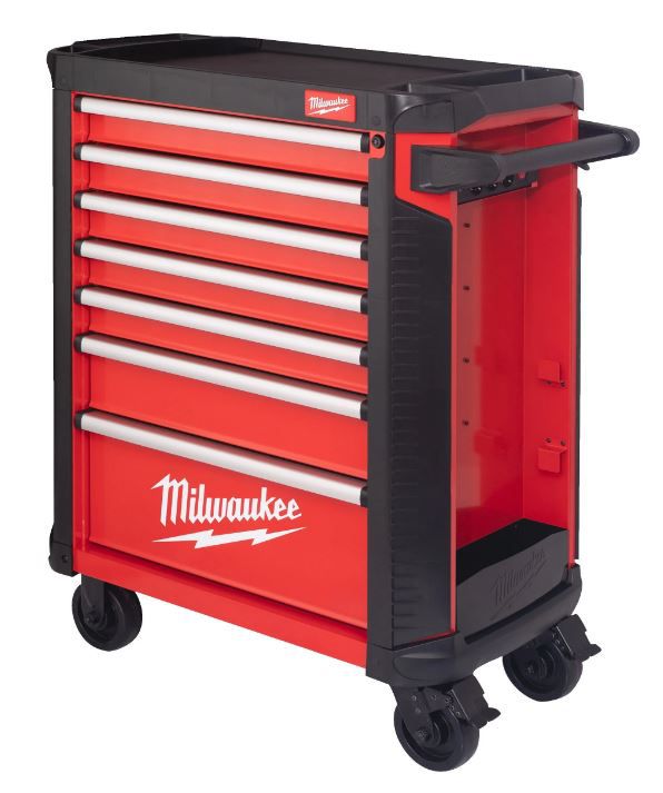 Werkstattwagen 78 cm / 30" - Milwaukee, mit 7 Schubladen