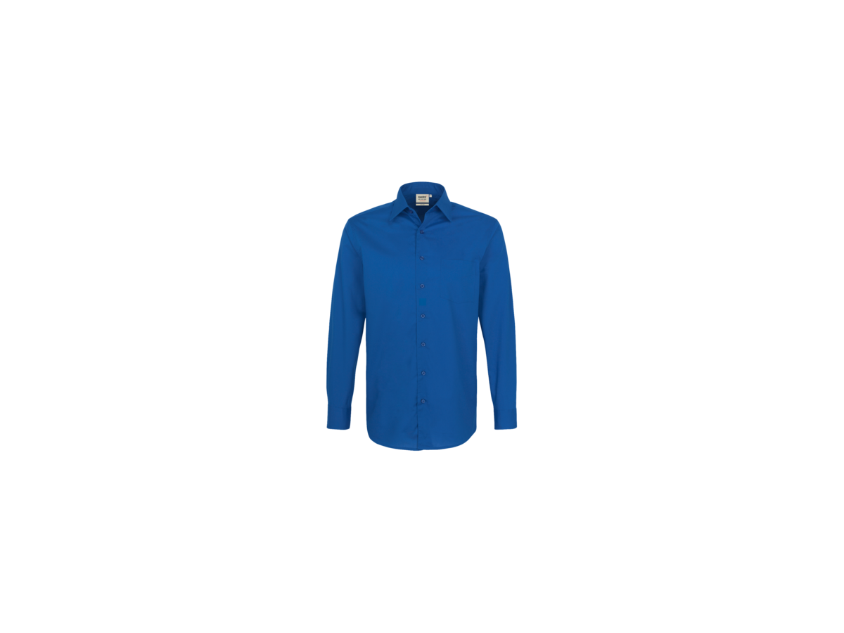 Hemd 1/1-Arm Perf. Gr. 2XL, royalblau - 50% Baumwolle, 50% Polyester