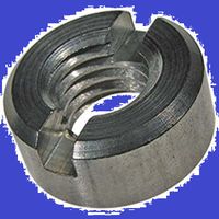 Schlitzmuttern INOX A1 M3 - DIN 546    Pak à 100 Stk