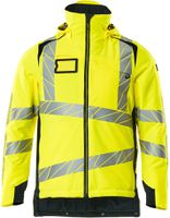 Winterjacke wind- & wasserdicht, Gr. 2XL - hi-vis gelb/schwarzblau, 100% PES
