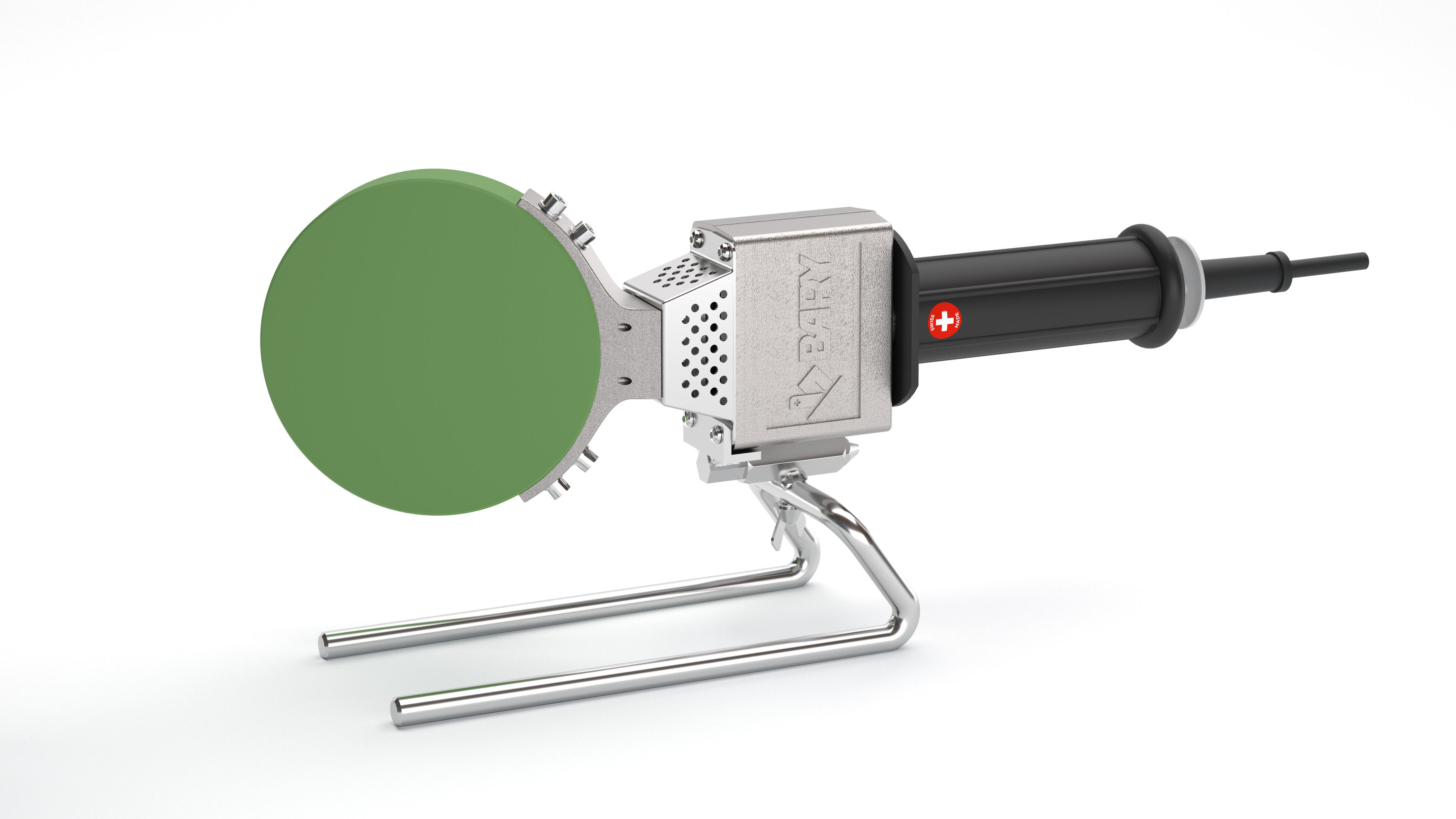 Schweisspiegel abgewinkelt 33°ø120 mm - Bary Typ. A-6, 230V, 400W, 220°C