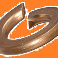 Federringe Enden glatt Federbronze - DIN 127B