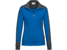 Damen-Sw.Ja. Co. Perf. 2XL royalb./anth. - 50% Baumwolle, 50% Polyester, 300 g/m²