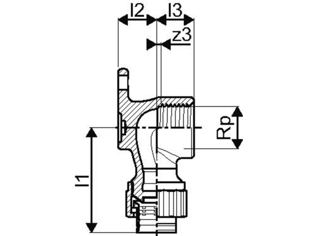 Sanipex Armaturenanschluss, einfach