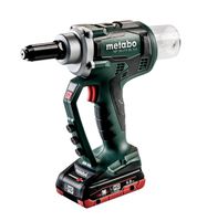 Akku-Nietpistole Metabo NP18LTX BL5.0 - 2x LiHD 4.0 Ah.