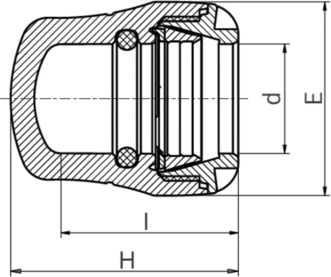 Endkappen PLASSON - Typ 1012