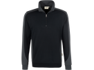 Zip-Sweatsh. Co. Perf. 4XL schwarz/anth. - 50% Baumwolle, 50% Polyester, 300 g/m²