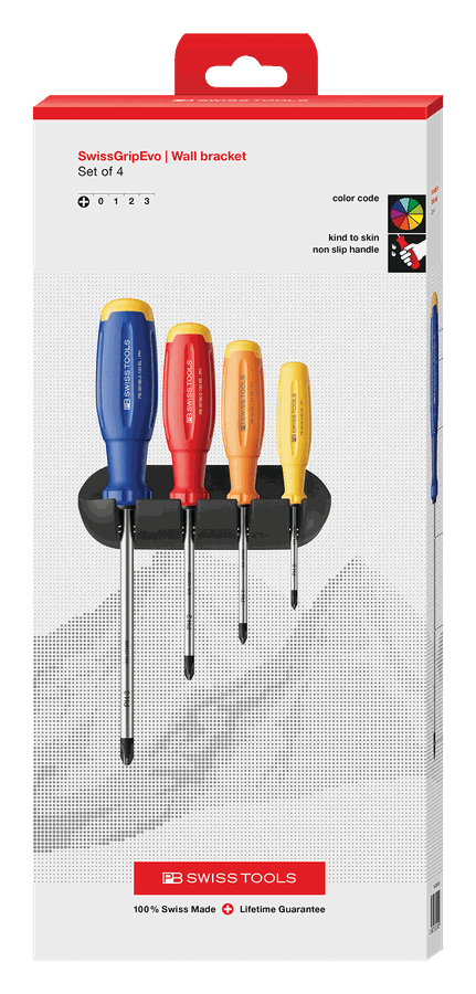 Schraubenzieherset PB 38242 - SwissGrip Evo H RB CBB