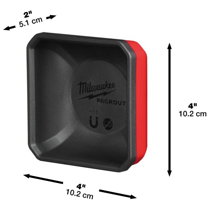 PACKOUT Magnetschale 10 x 10 cm - Milwaukee