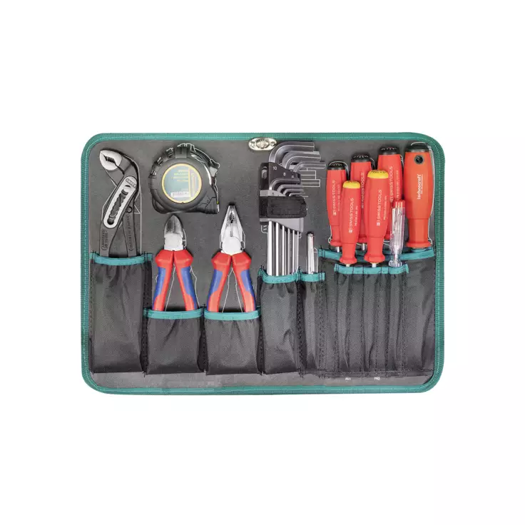 ABS-Werkzeugkoffer technocraft - PRO CHROME 185, 185 tlg.