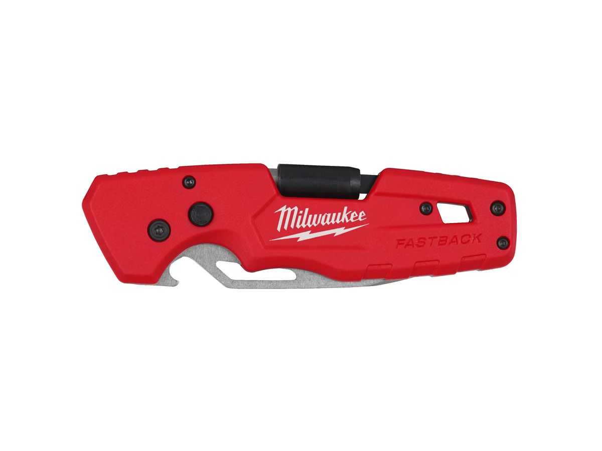FASTBACK 5-in-1 Klappmesser - Milwaukee, mit integriertem 1/4" Hex-Bit