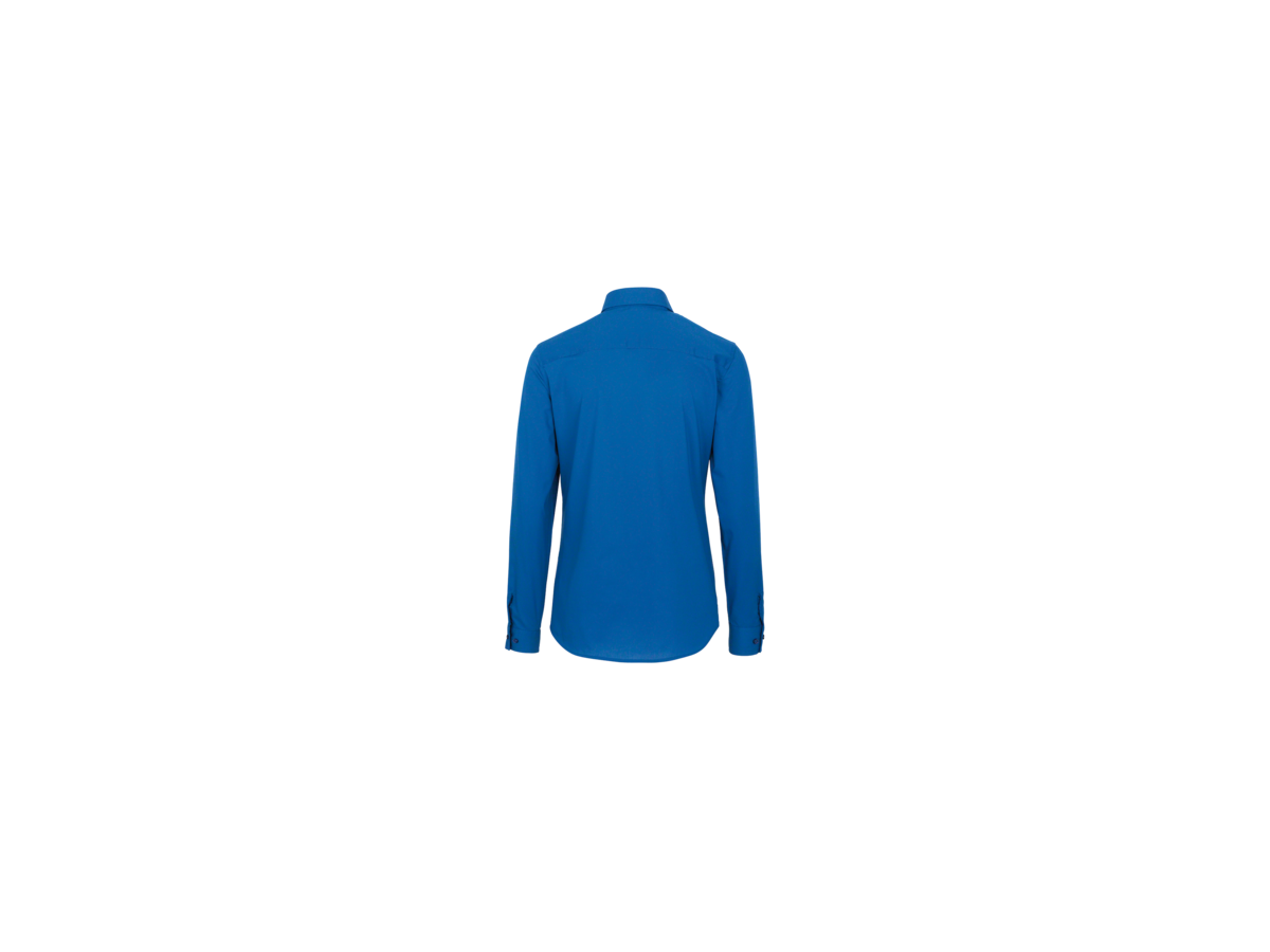 Bluse 1/1-Arm Perf. Gr. 4XL, royalblau - 50% Baumwolle, 50% Polyester, 120 g/m²