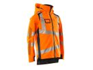 Hard Shell Jacke, Gr. 2XL - hi-vis orange/schwarzblau, 100% PES