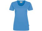 Klassisches T-Shirt mit femininem Rund- - hals-Ausschnitt. 100 % Baumw. Gr. XS-3XL