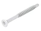 Senk-Holzbohrschrauben Torx - Verzinkt blau, RAL 9010 weiss