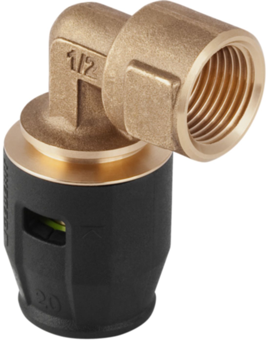 PushFit Übergangsbogen 90°, 25x3/4" - mit Innengewinde