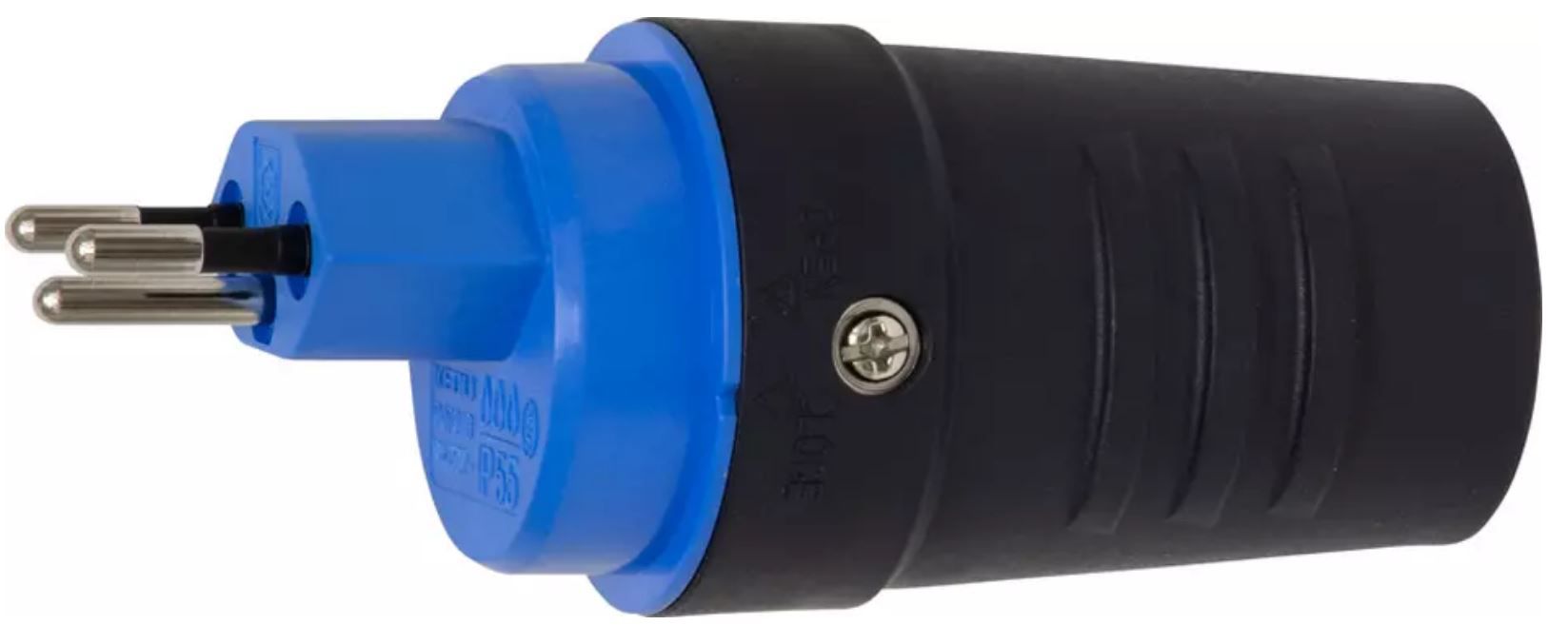 Schutzkontakt-Gummistecker 230V/10A - IP55