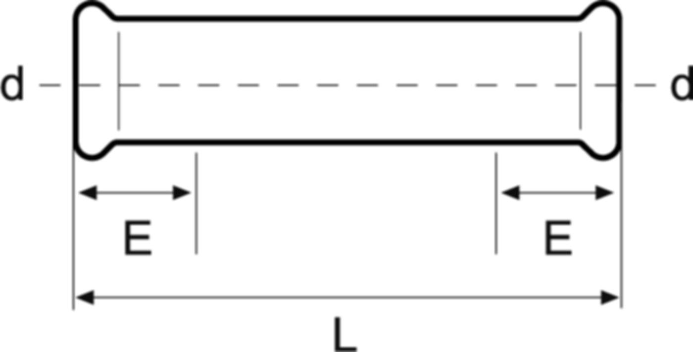 Langkupplung C-Stahl - Eurotubi