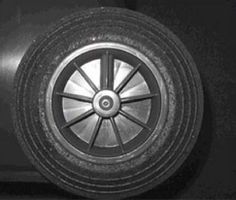 Gummirad 200 mm - für Container 120,140,240 l