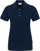 Damen-Poloshirt Stretch Gr. 2XL, tinte - 94% Baumwolle, 6% Elasthan