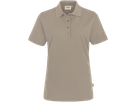Damen-Poloshirt Perf. Gr. XS, khaki - 50% Baumwolle, 50% Polyester, 200 g/m²