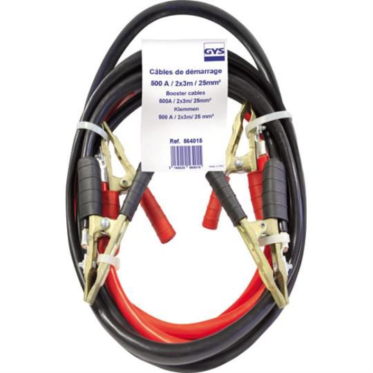 Starterkabel 500A 3 Meter - ø 25 mm²