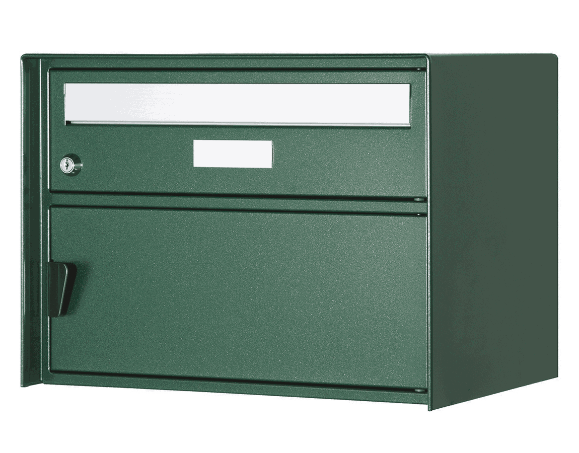 Briefkasten Glarus HUBER grün - BxHxT 415x310x303