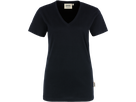 Damen-V-Shirt Classic Gr. 3XL, schwarz - 100% Baumwolle