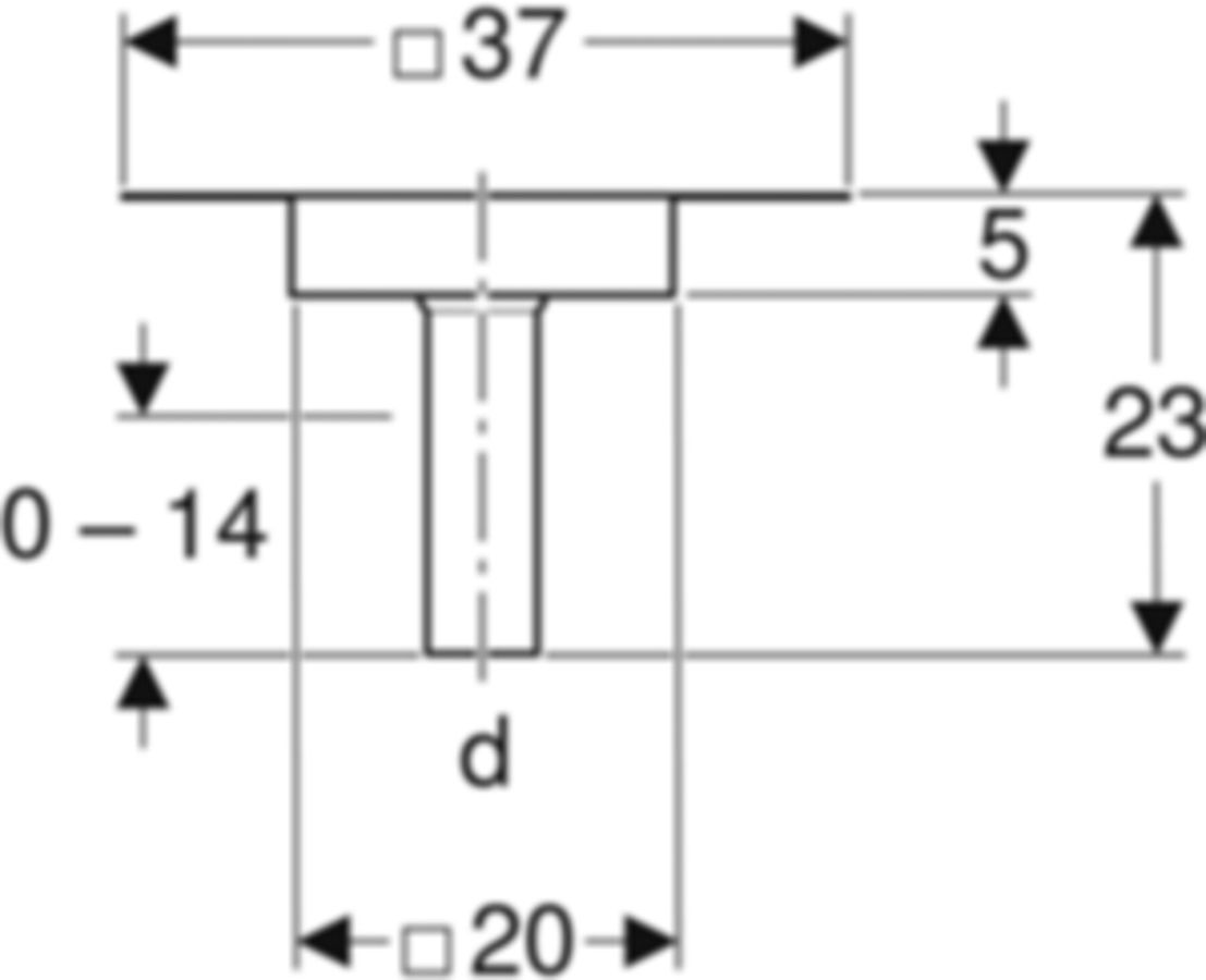 Geberit Dachentwässerung Pluvia - Grundelement