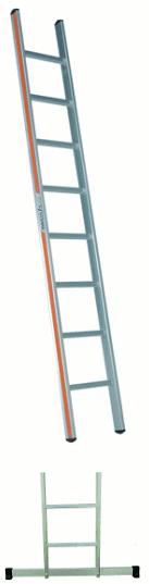 Anlegeleiter Typ 180 Fussverbr.